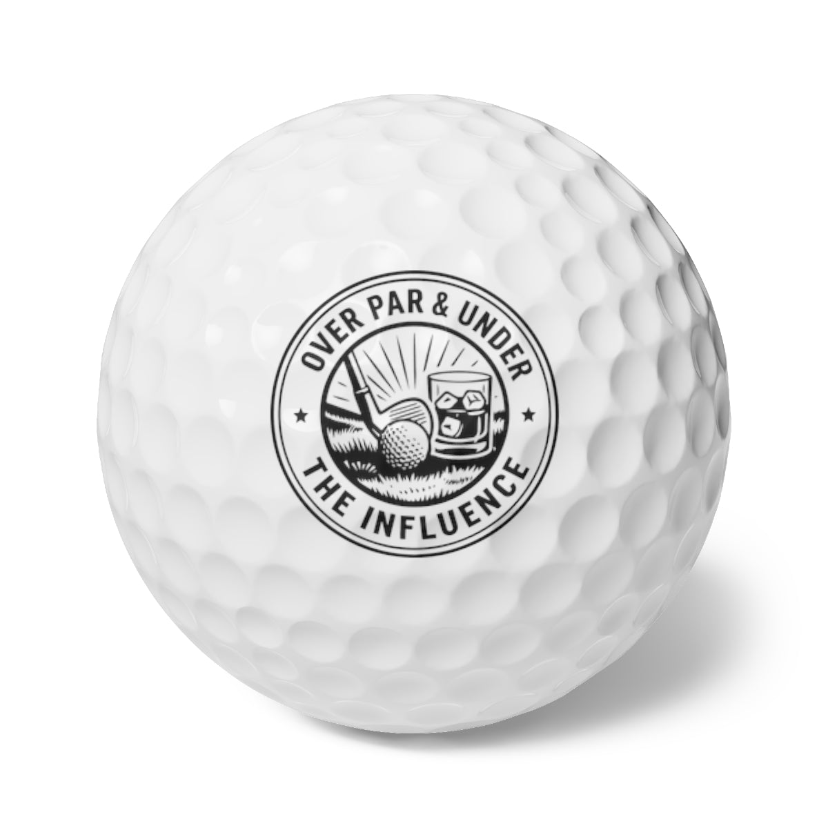 Over Par & Under The Influence Golf Balls
