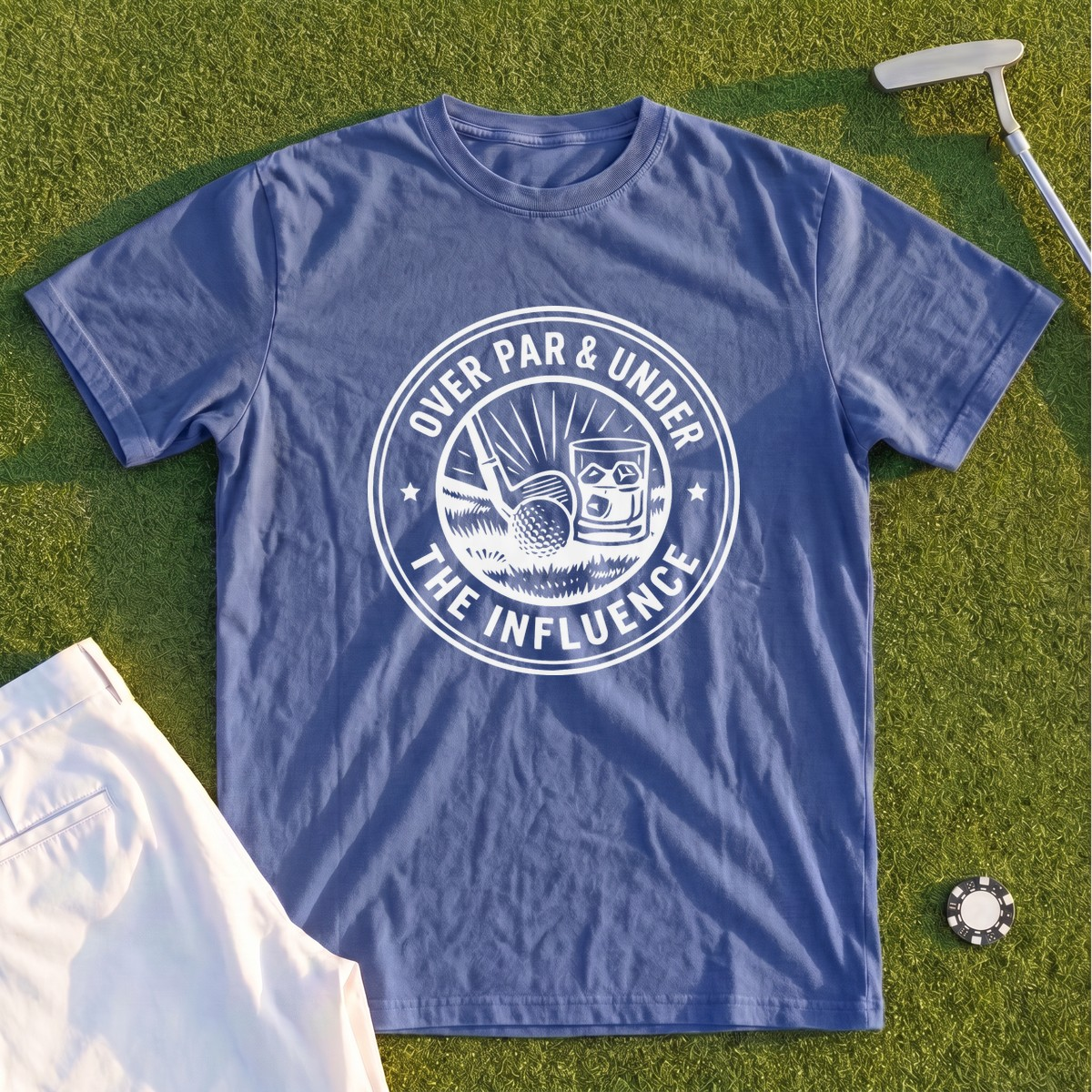 Over Par & Under The Influence Premium Tee