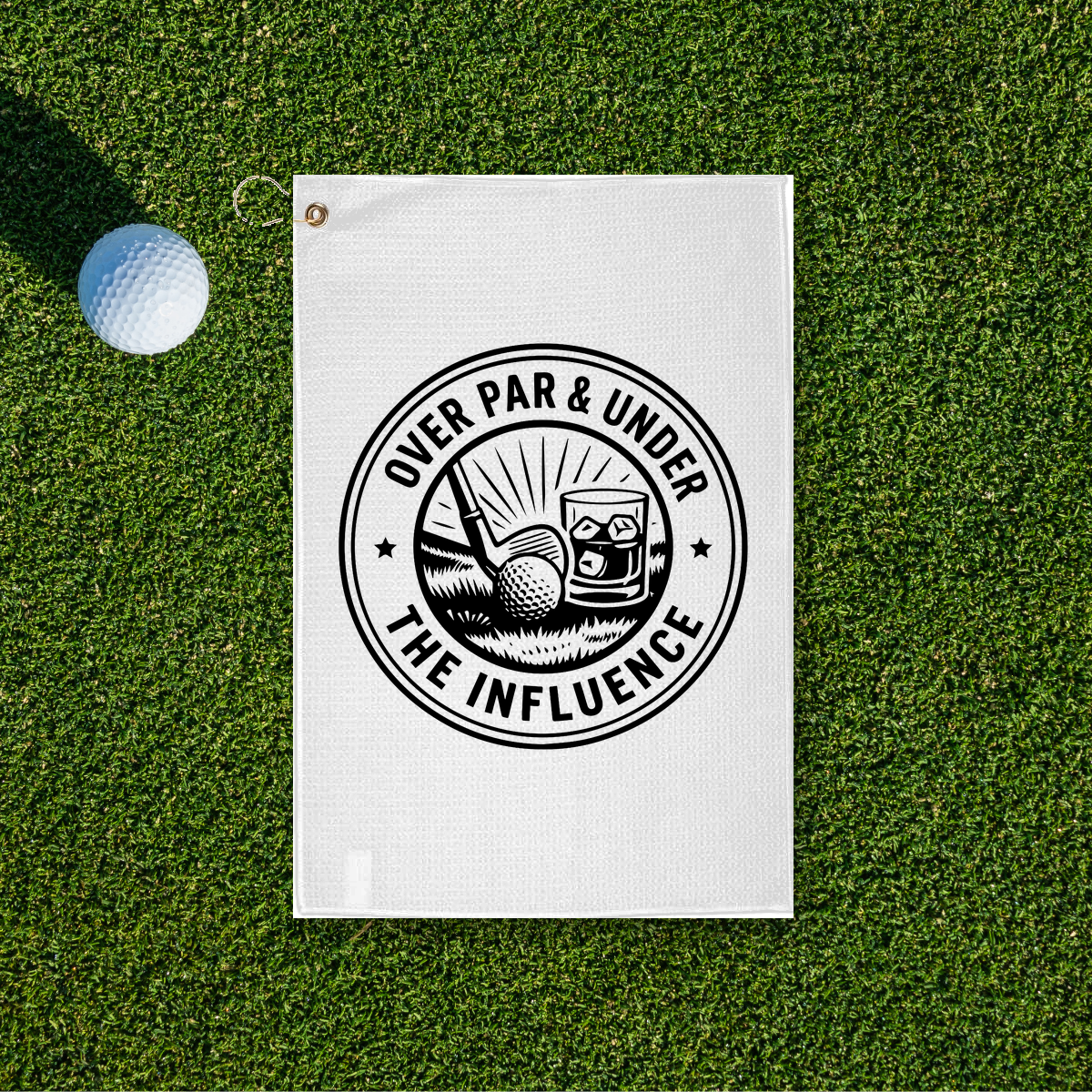 Over Par & Under The Influence Towel