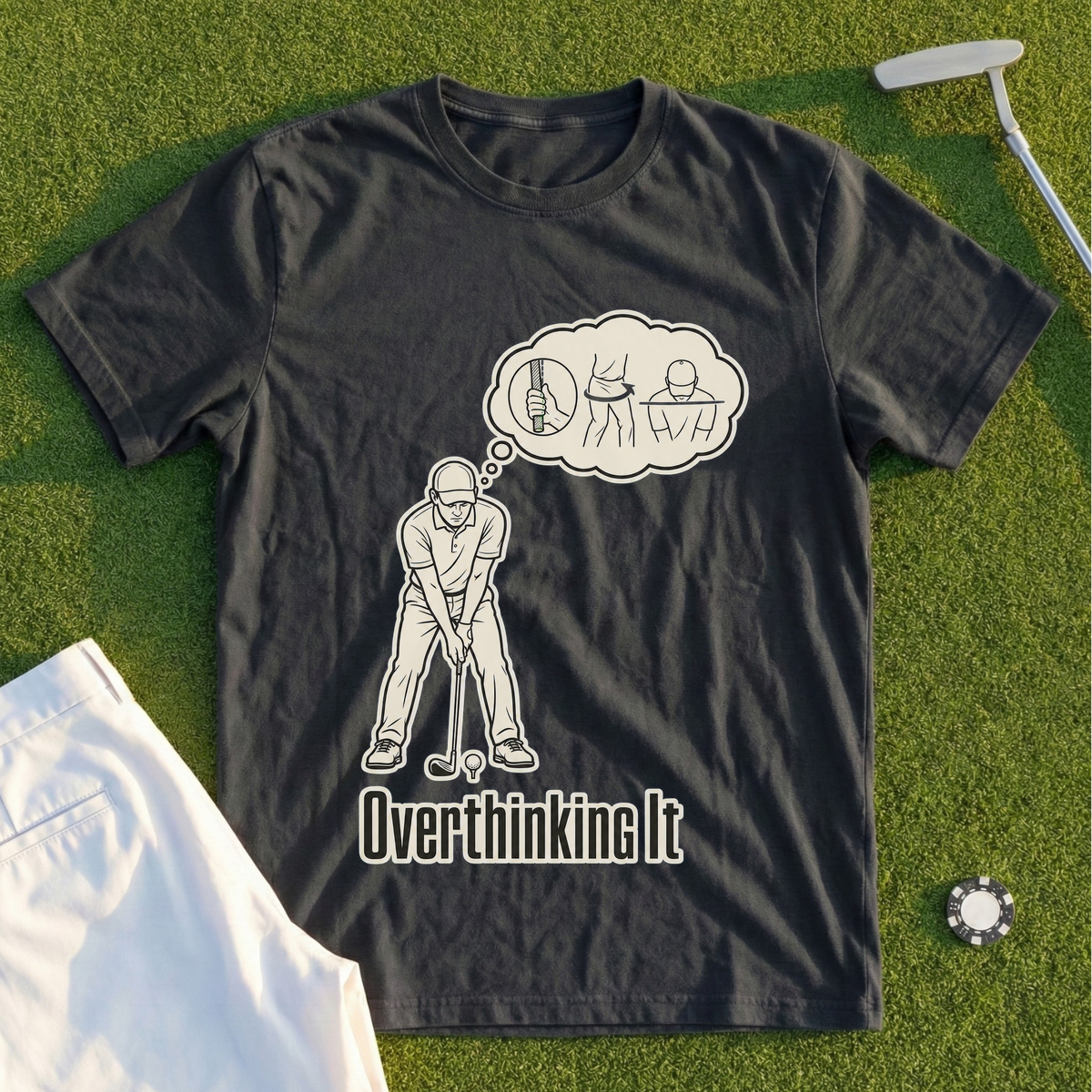 Overthinking It, Swing Thoughts Cloud Tee