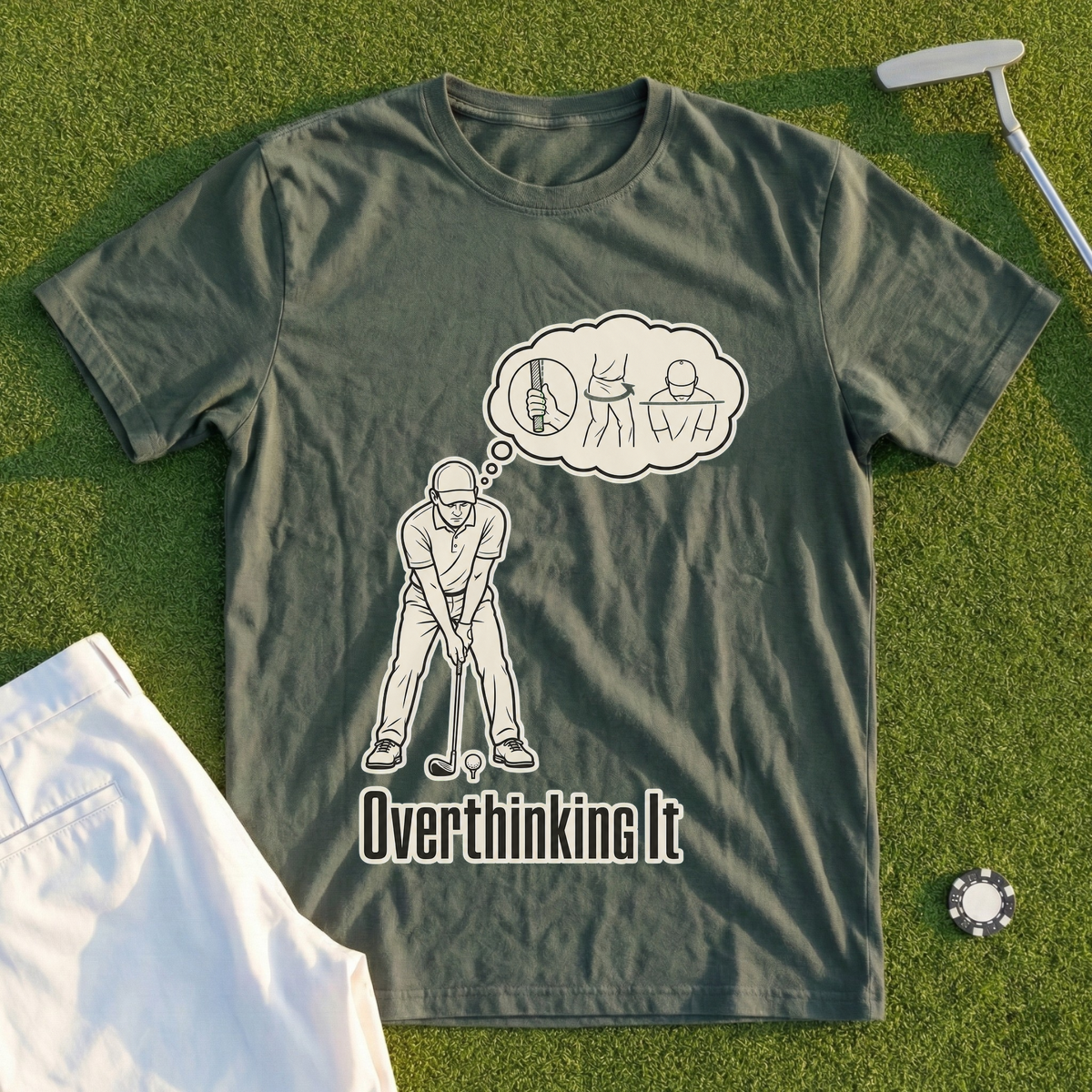 Overthinking It, Swing Thoughts Cloud Tee
