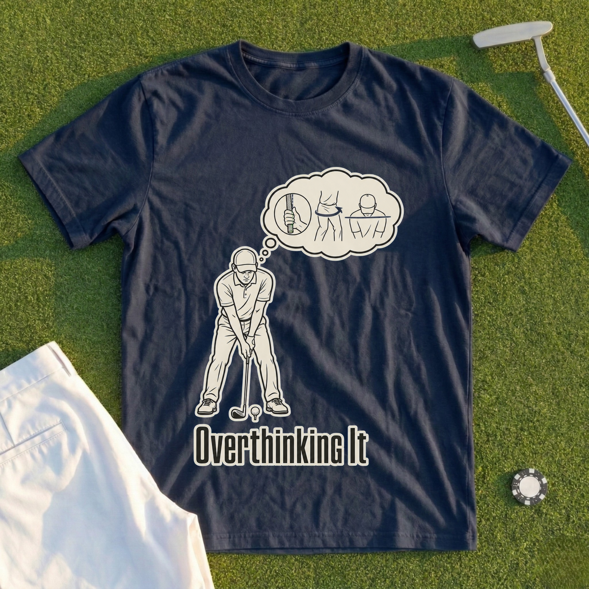 Overthinking It, Swing Thoughts Cloud Tee