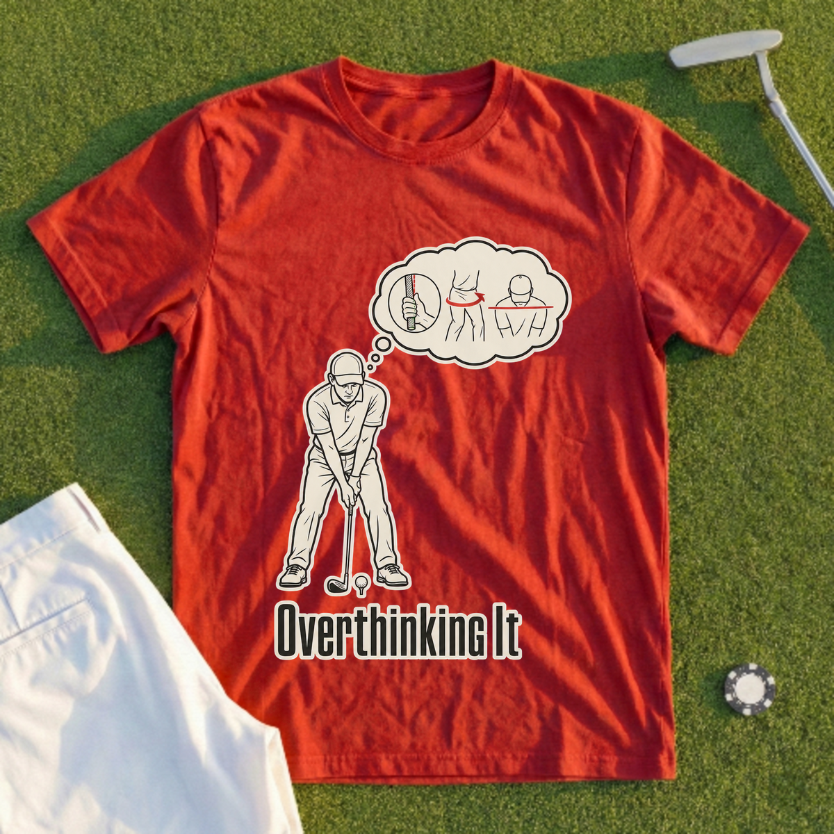 Overthinking It, Swing Thoughts Cloud Tee