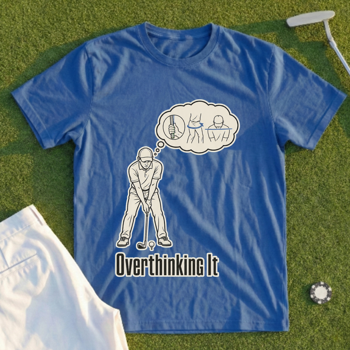 Overthinking It, Swing Thoughts Cloud Tee