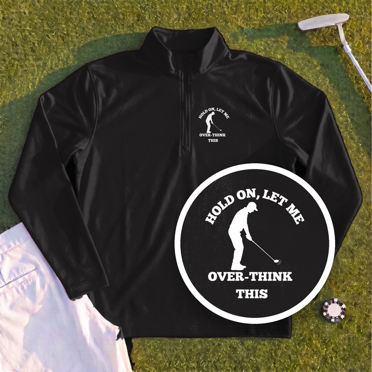 Overthinking Quarter Zip