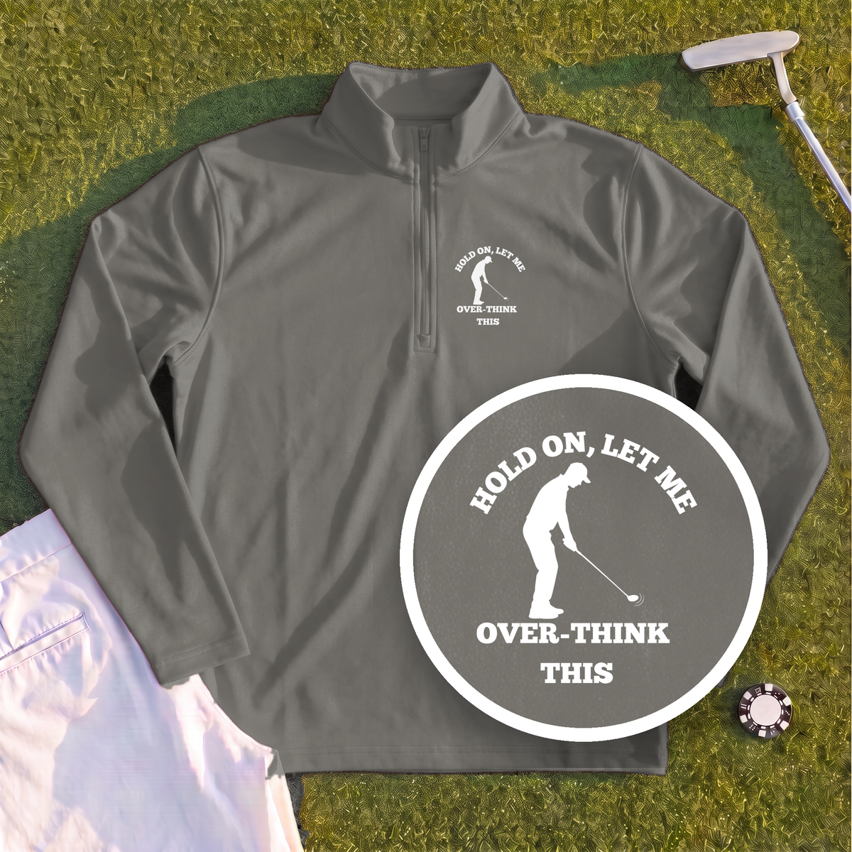 Overthinking Quarter Zip