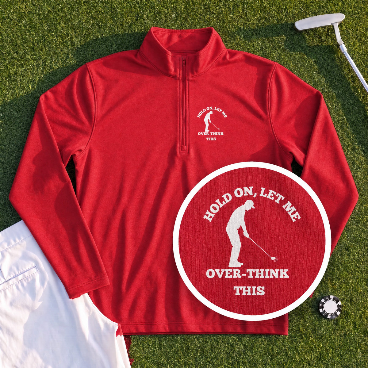Overthinking Quarter Zip