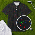 Paint Drops Performance Print Polo