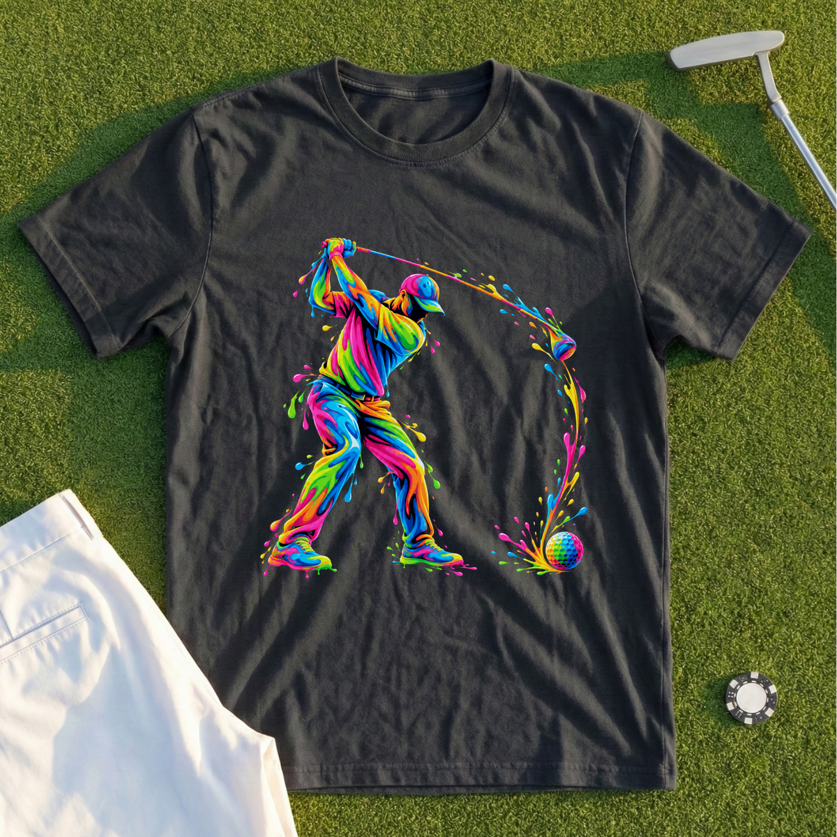 Paint Splash Swing, Full Finish Tee