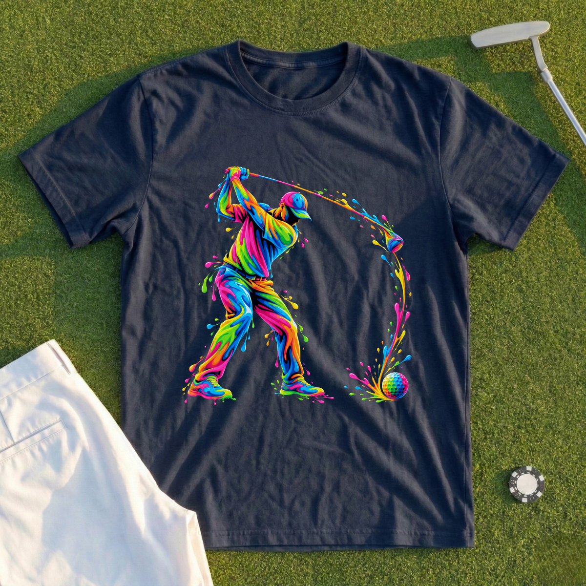 Paint Splash Swing, Full Finish Tee