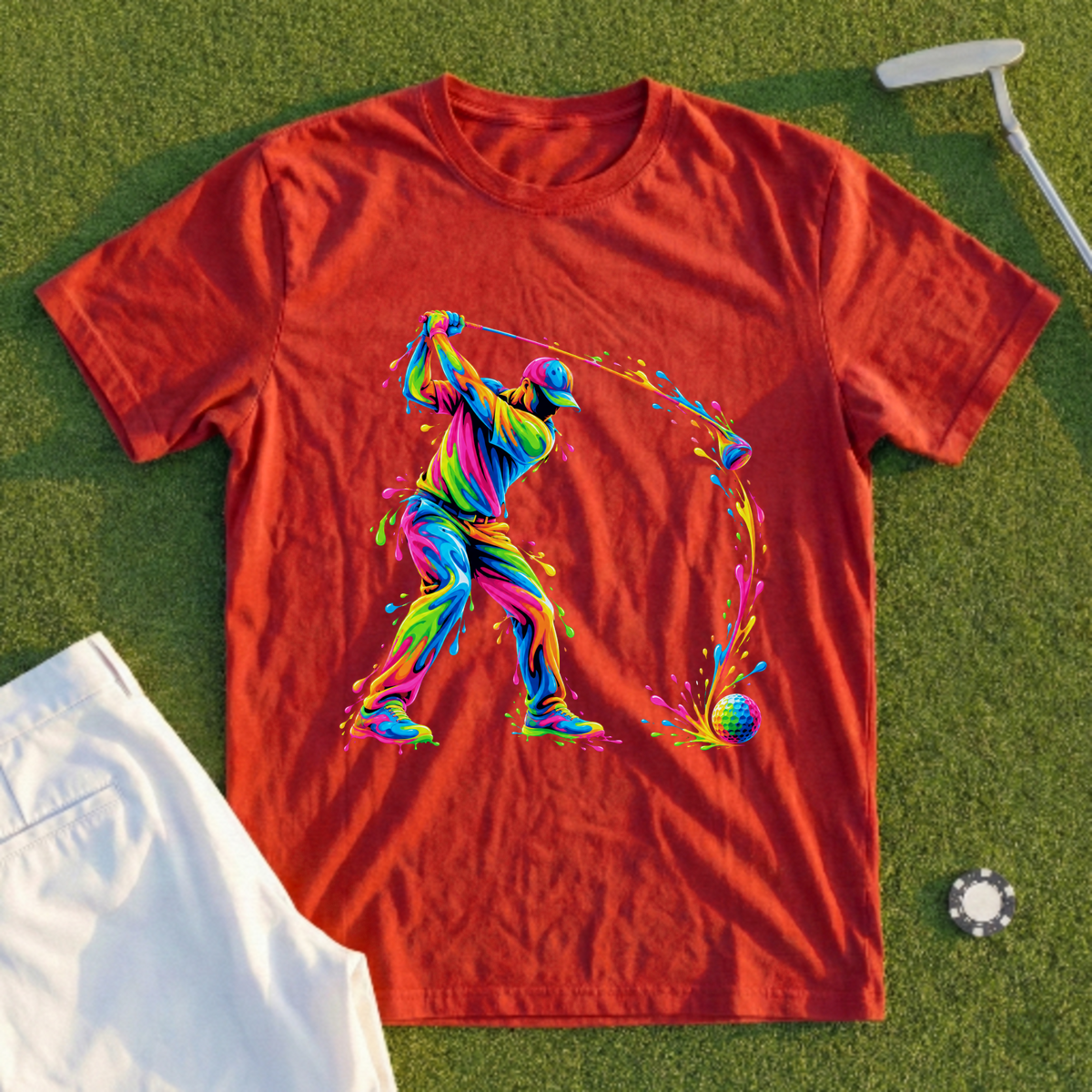 Paint Splash Swing, Full Finish Tee