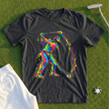 Paint Splash Golfer Tee