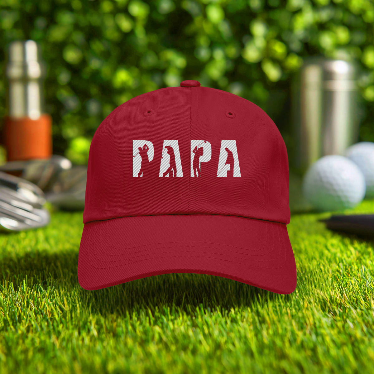 Papa Golfer Embroidered Hat