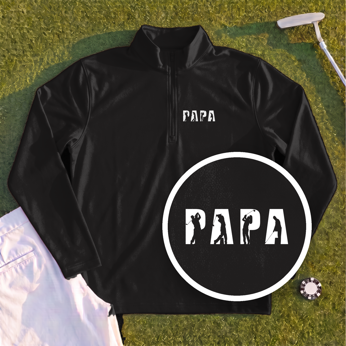 Papa Golfer Quarter Zip