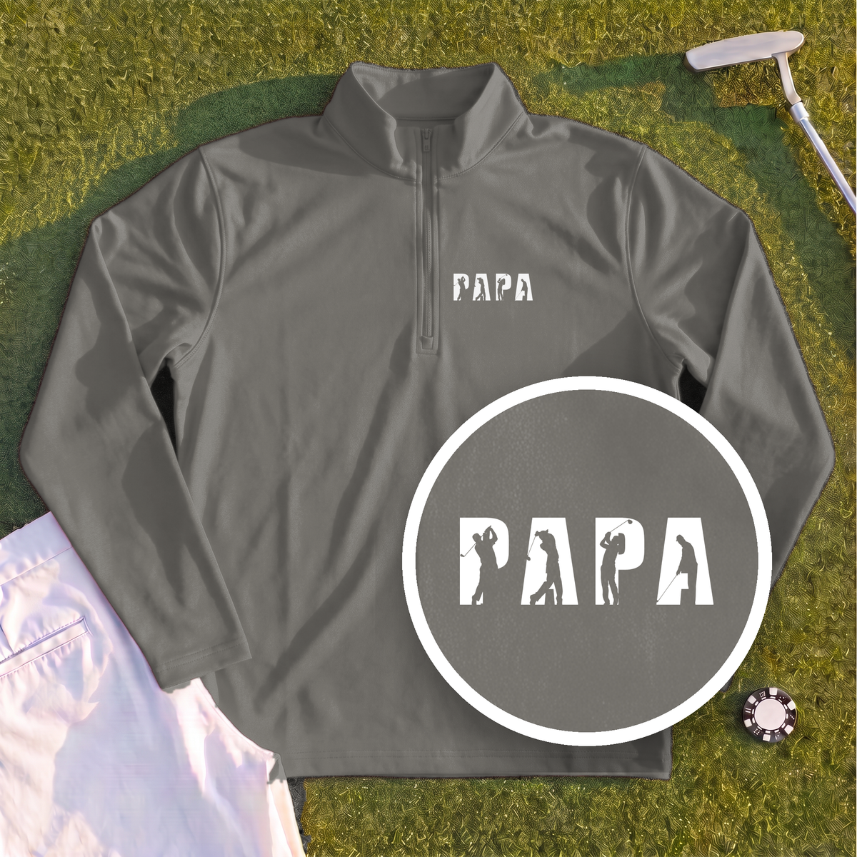 Papa Golfer Quarter Zip