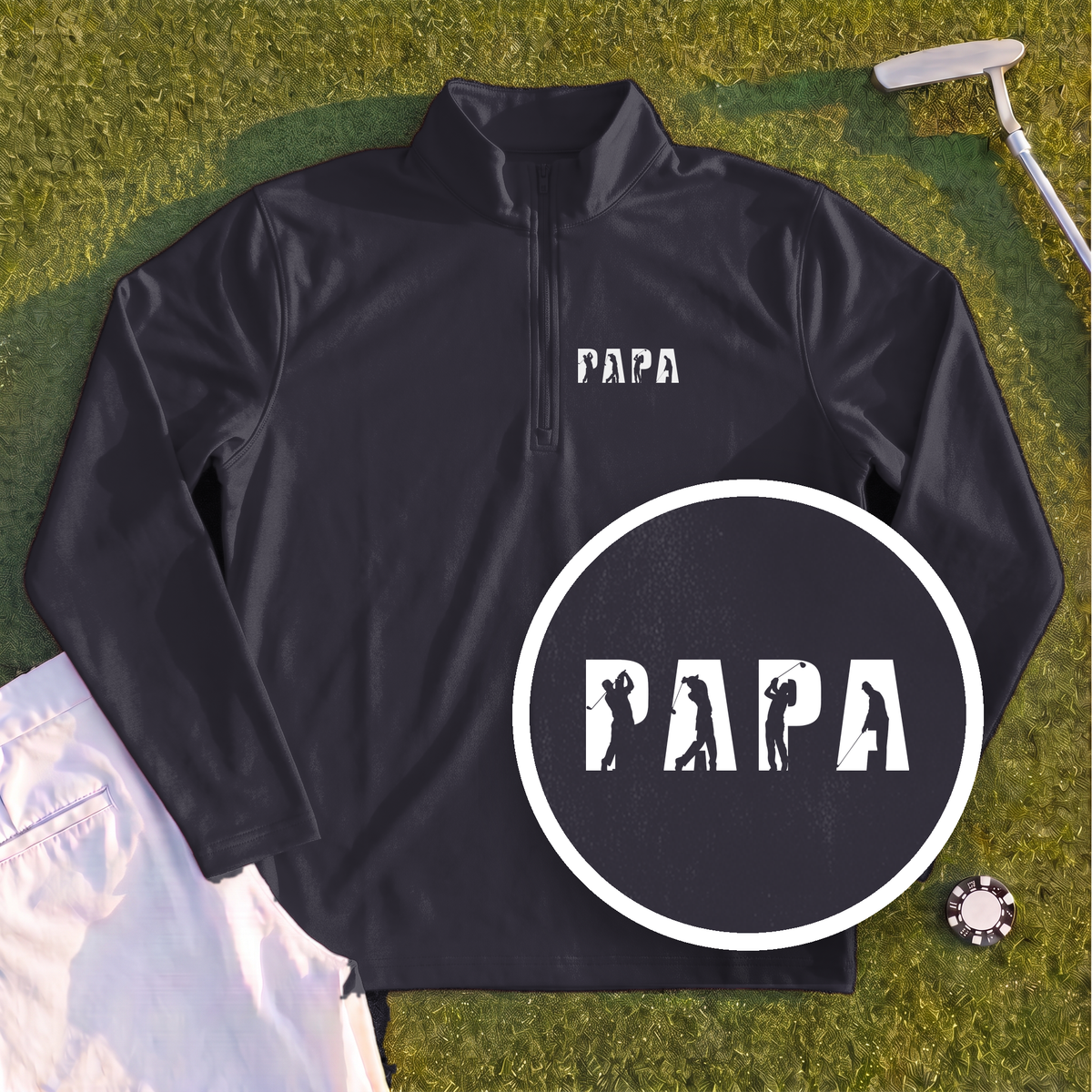 Papa Golfer Quarter Zip