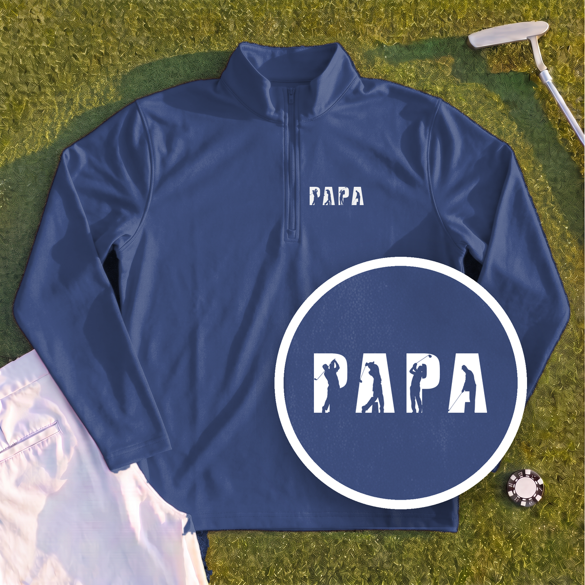Papa Golfer Quarter Zip