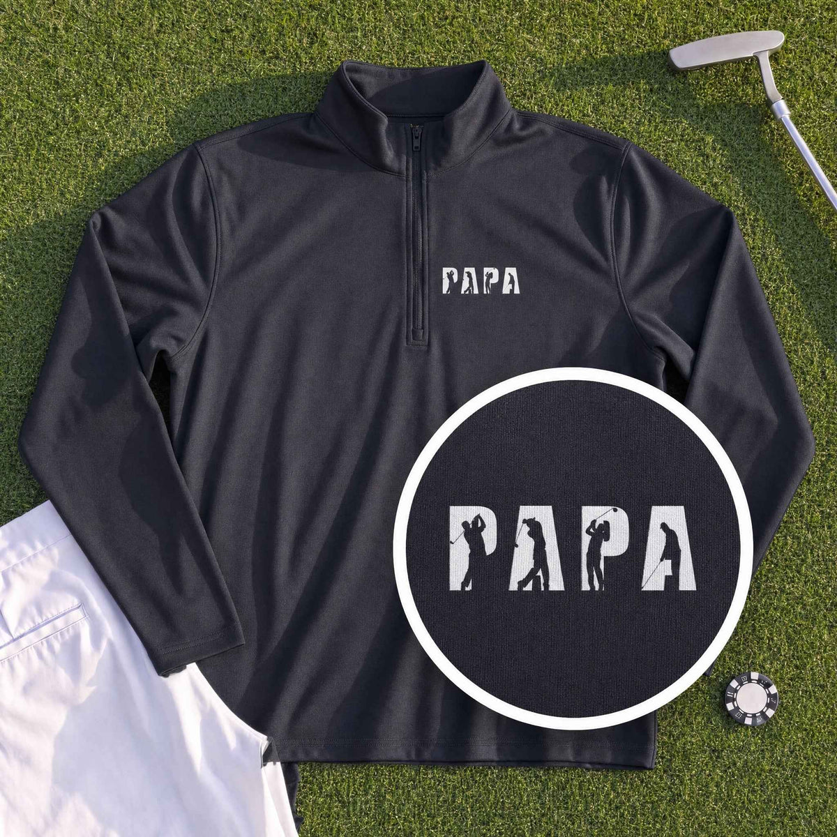 Papa Golfer Quarter Zip