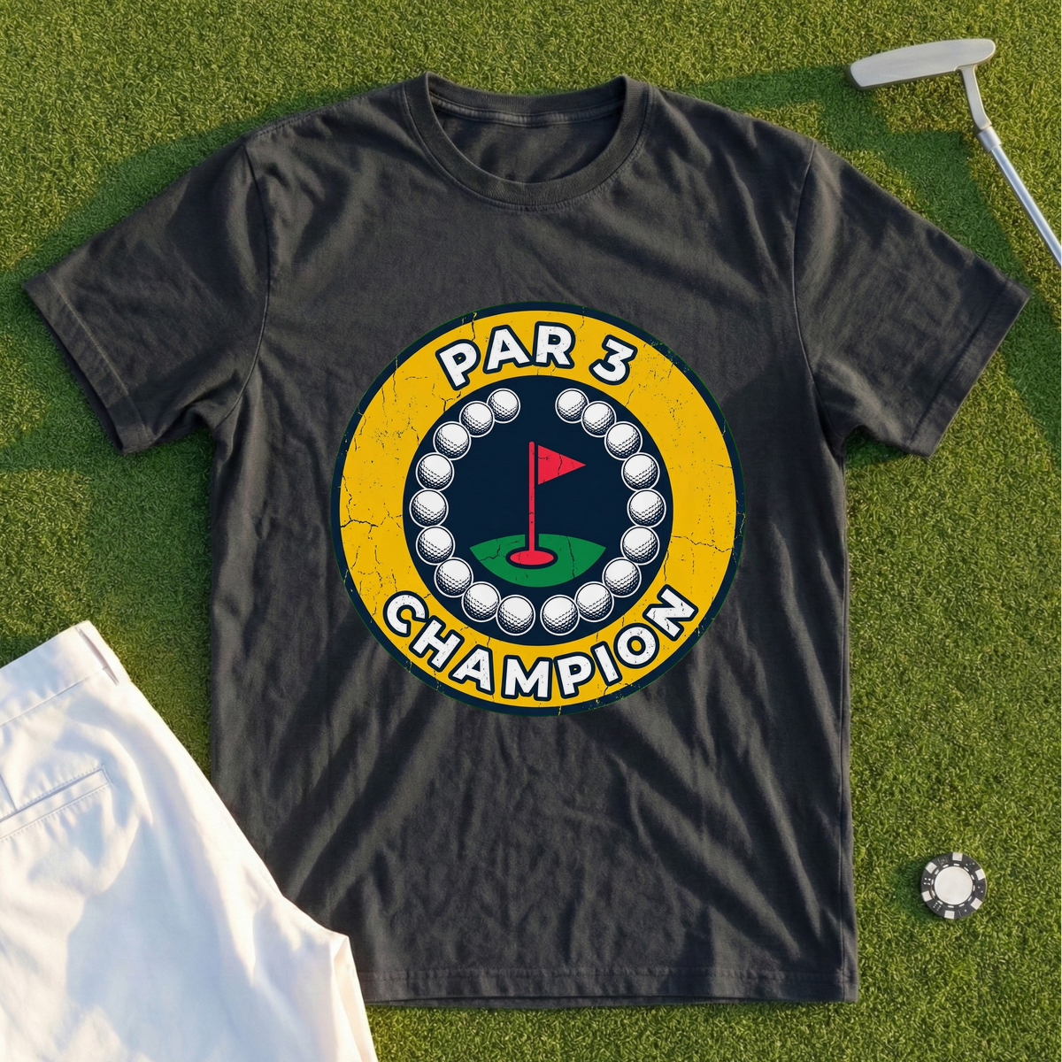 Par 3 Champion Medal Tee