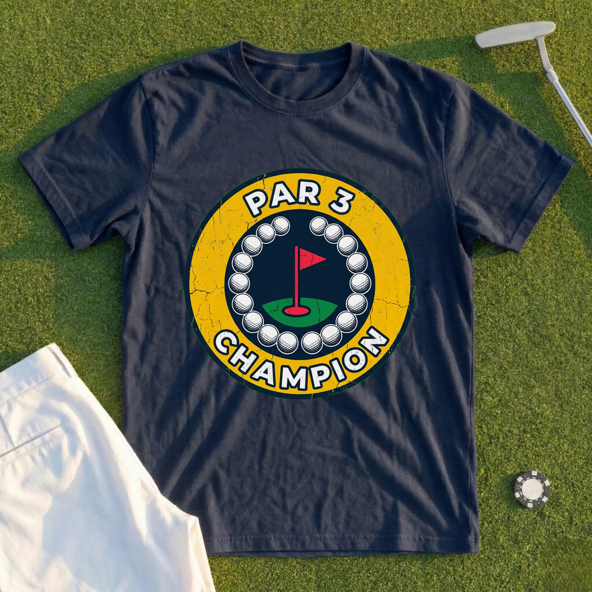 Par 3 Champion Medal Tee