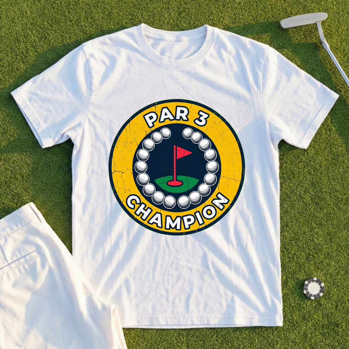 Par 3 Champion Medal Tee