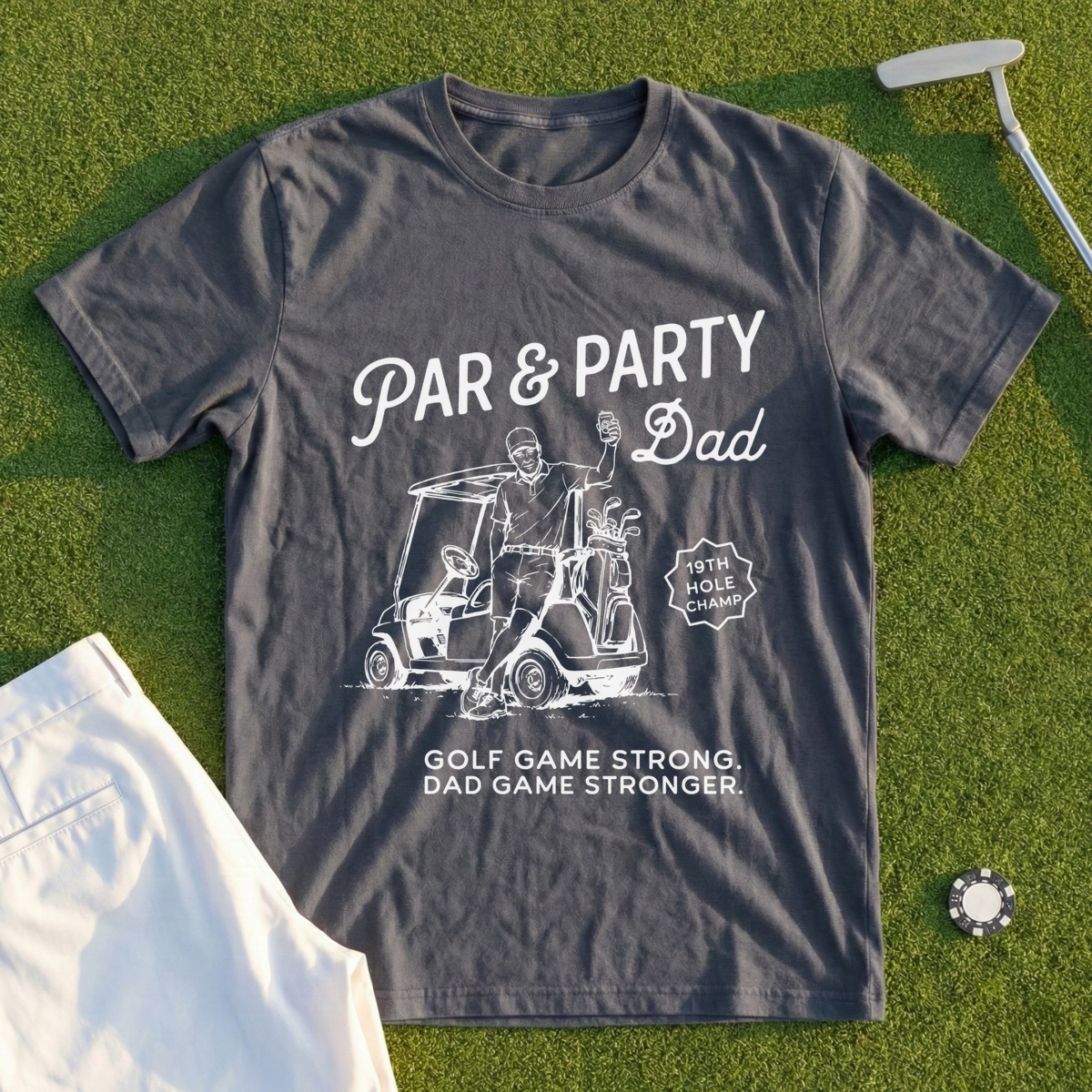 Par and Party Dad Tee