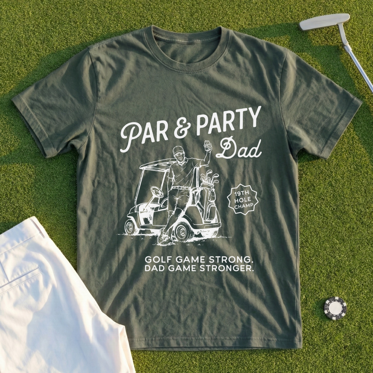 Par and Party Dad Tee