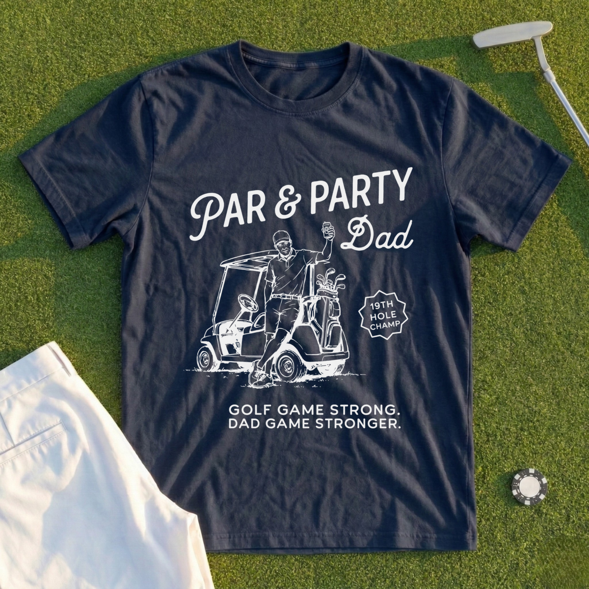 Par and Party Dad Tee