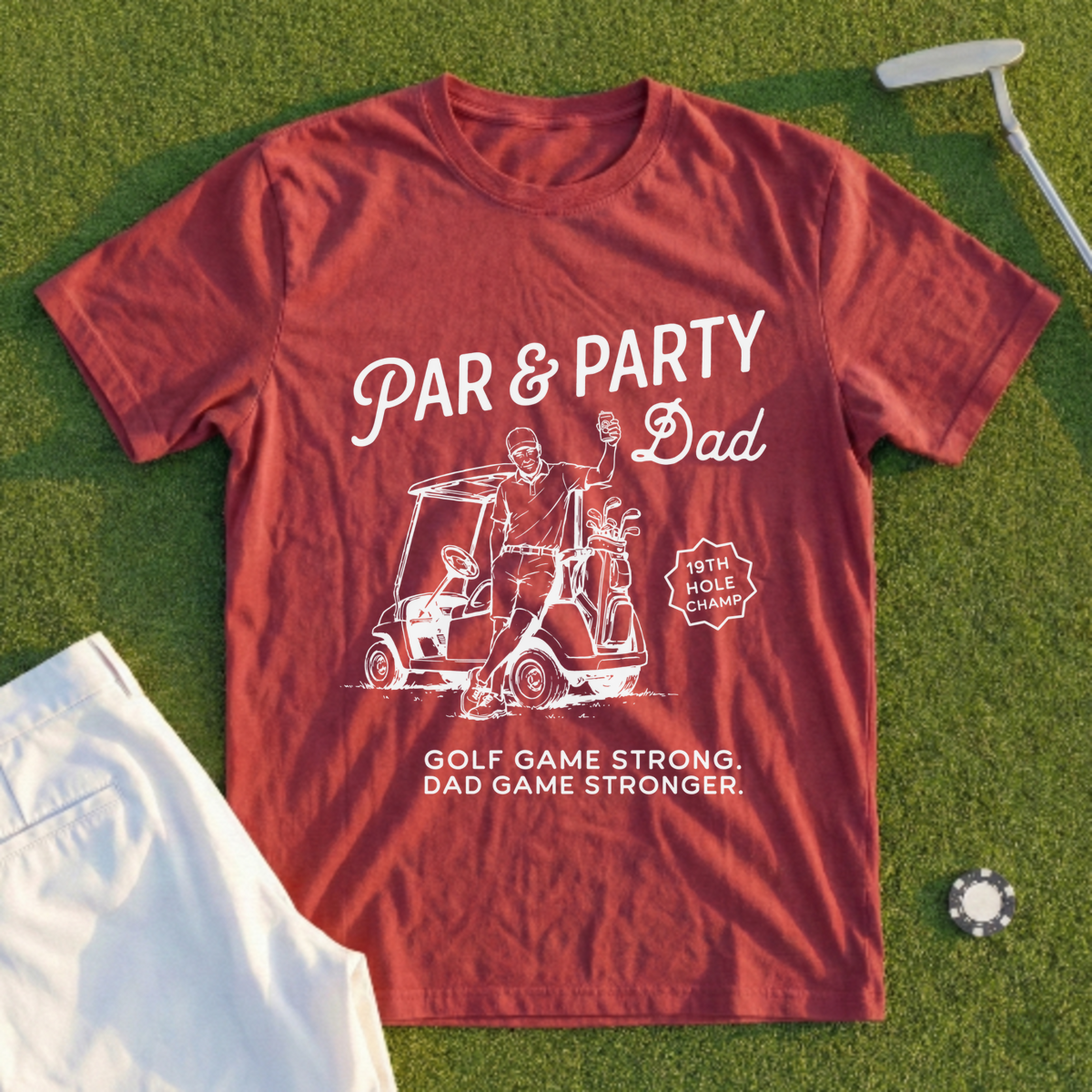 Par and Party Dad Tee