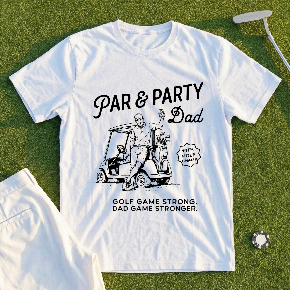 Par and Party Dad Tee