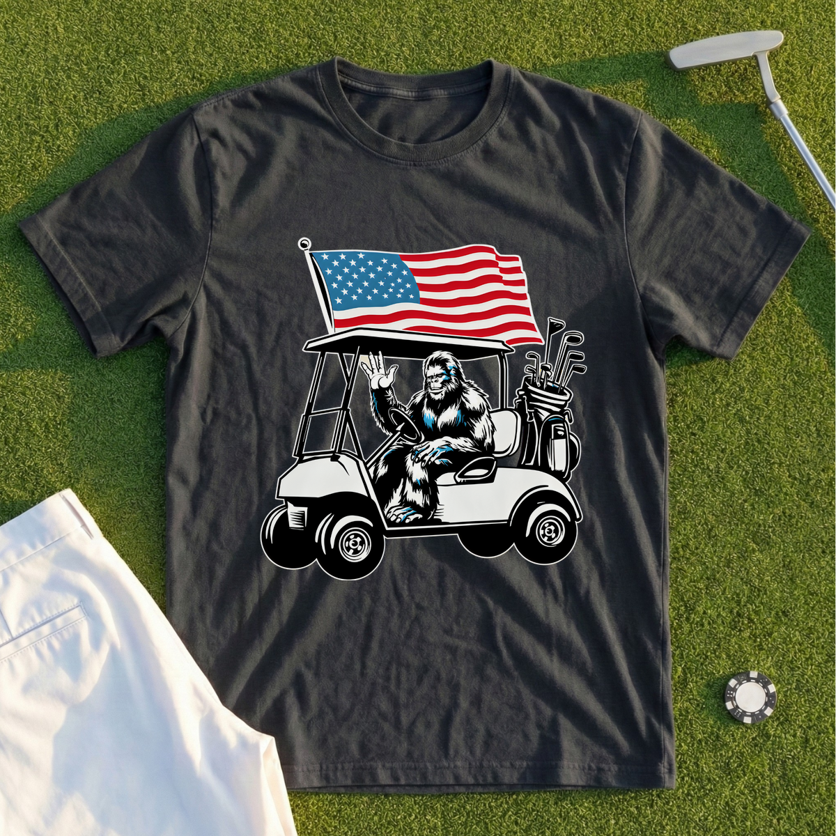 Patriotic Sasquatch Tee