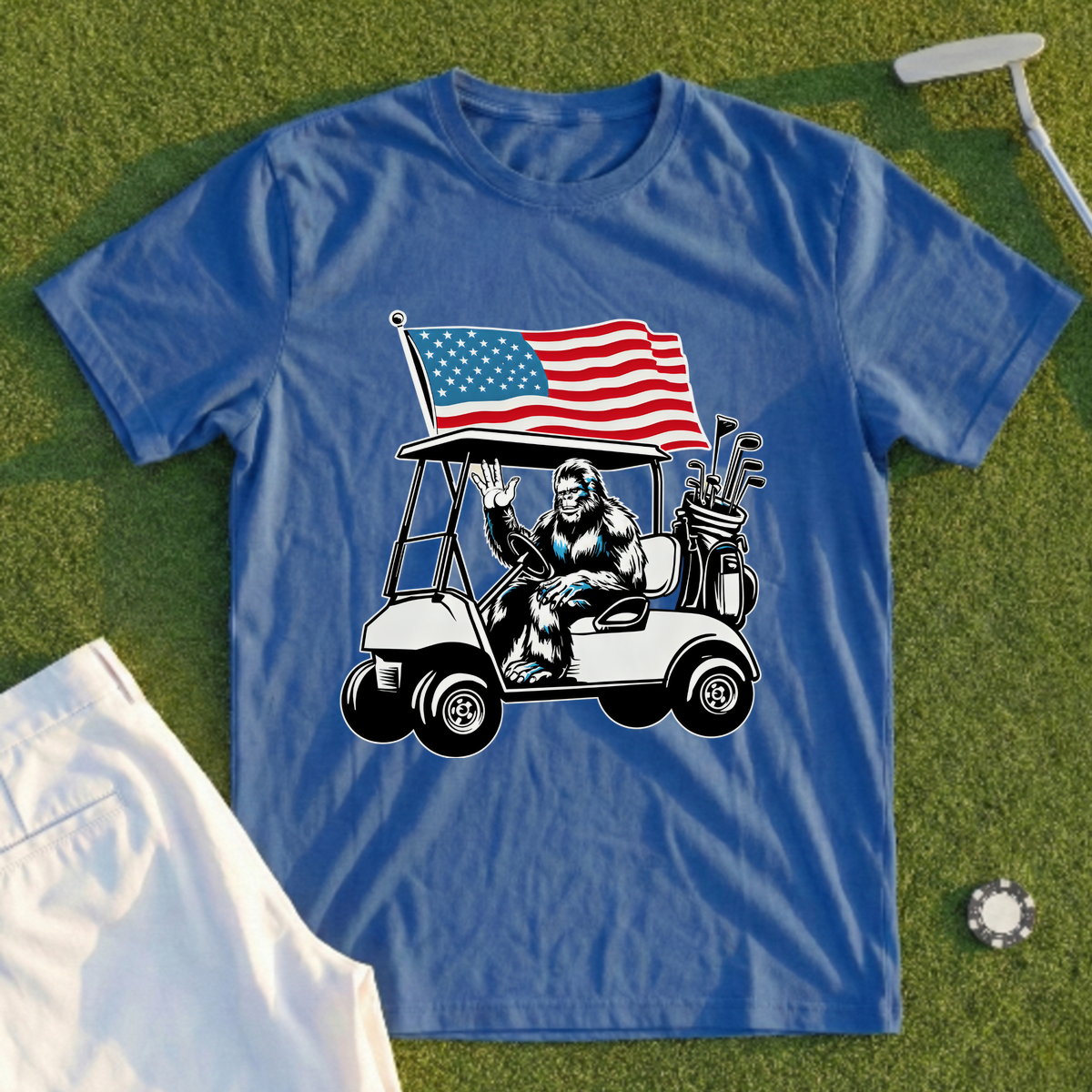 Patriotic Sasquatch Tee