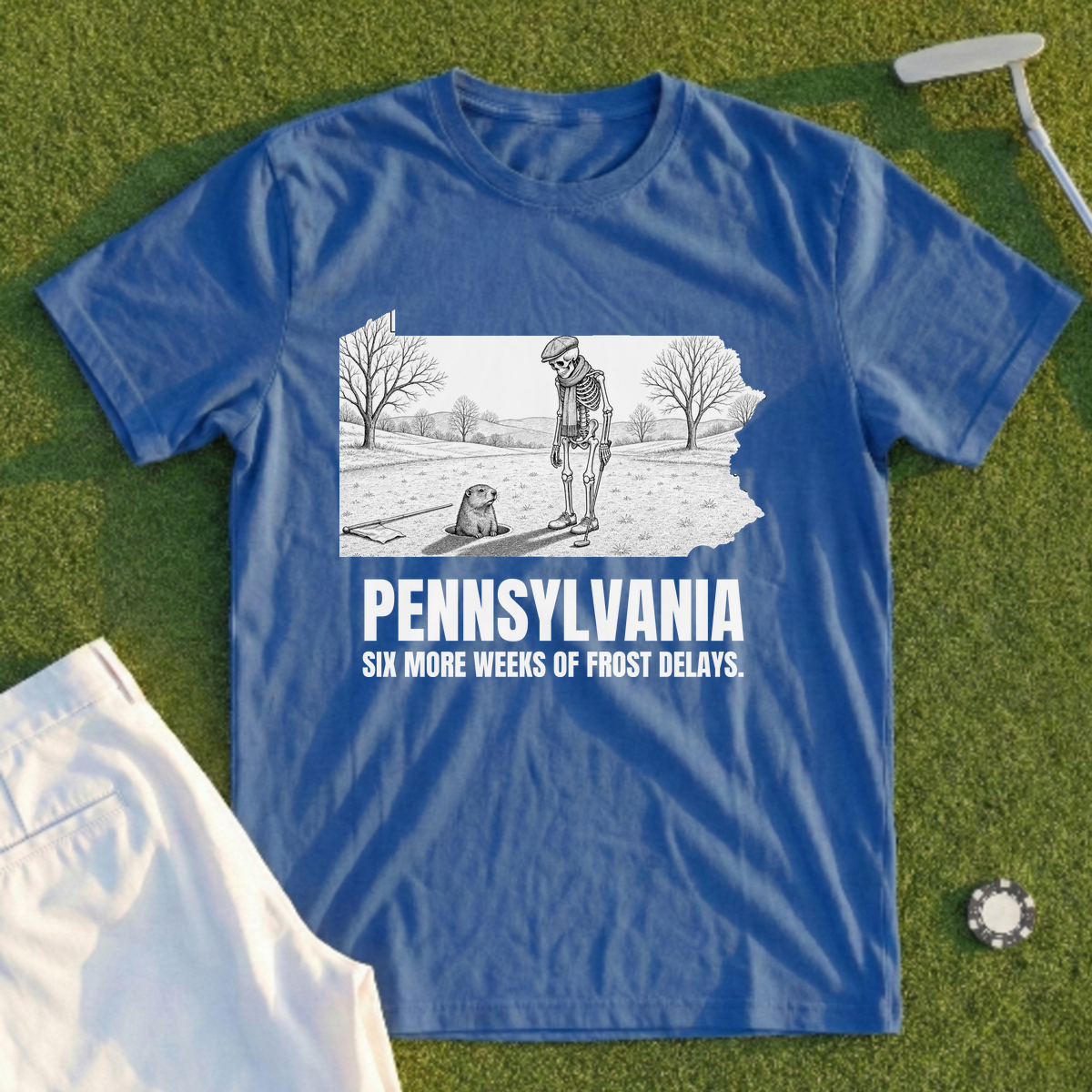 Pennsylvania Six More Weeks Of Frost Delays Tee
