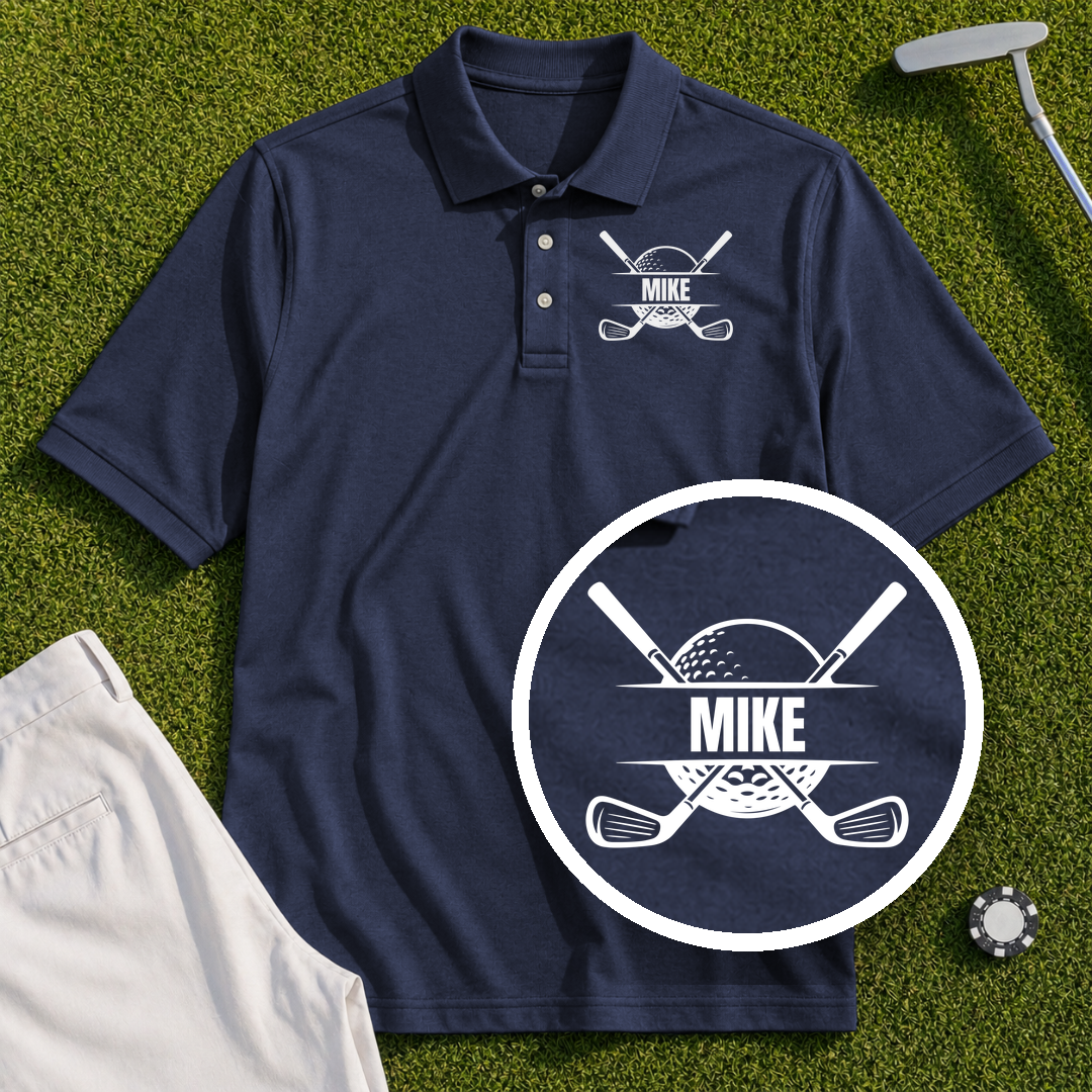 Personalized Crest Performance Polo