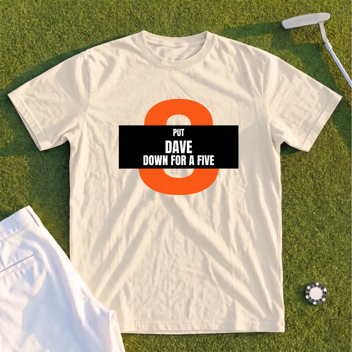 Personalized Put Me Down For A Five Premium Tee