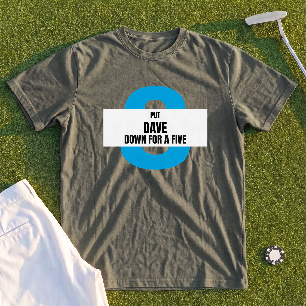 Personalized Put Me Down For A Five Premium Tee
