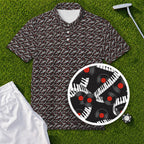 Piano And Vinyl Performance Print Polo