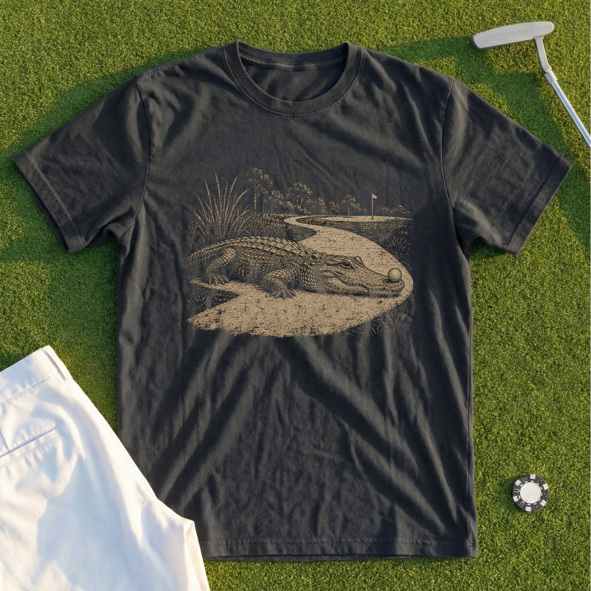 Playin It Where It Lies Tee