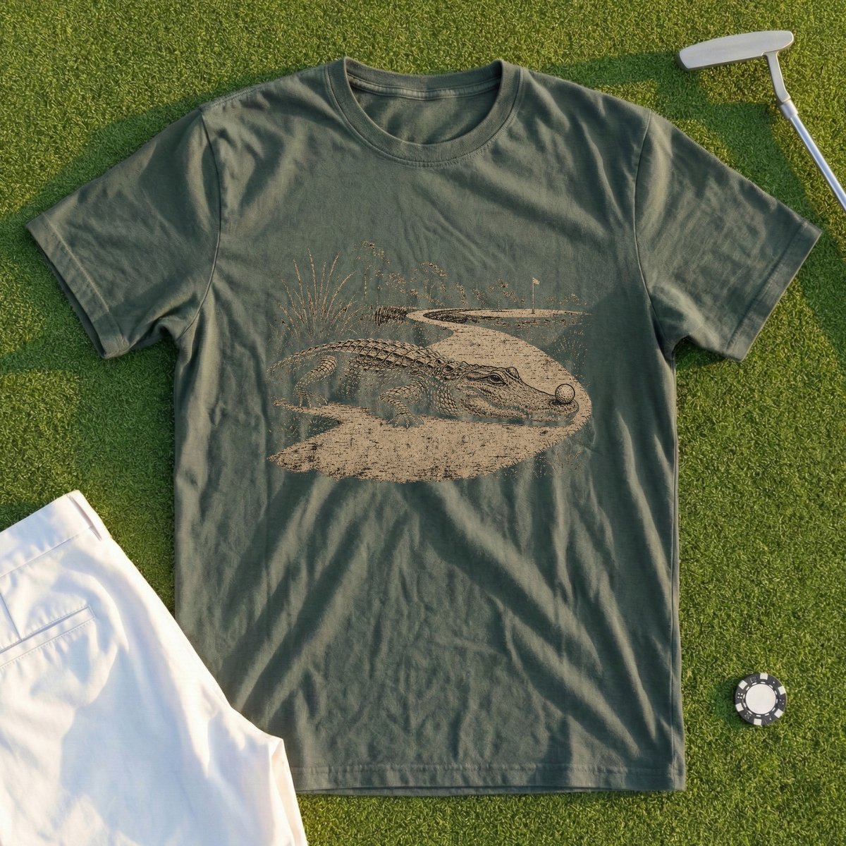 Playin It Where It Lies Tee