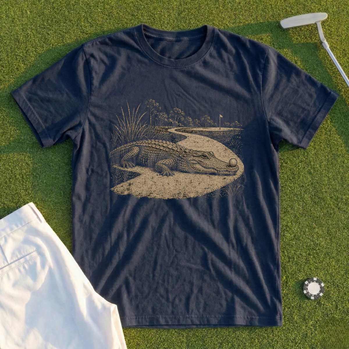 Playin It Where It Lies Tee