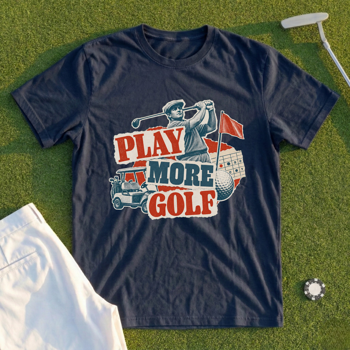 Play More Golf Tee
