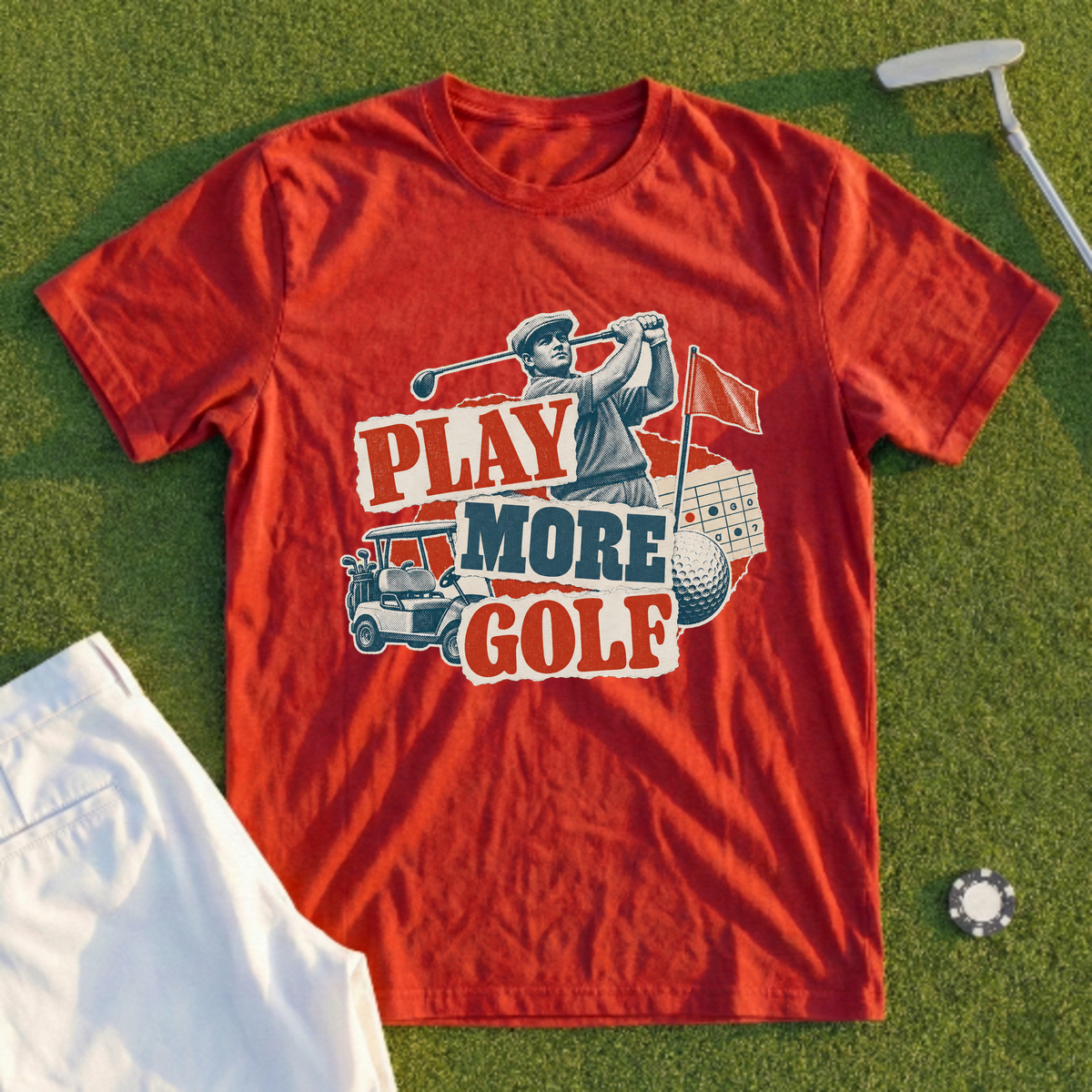 Play More Golf Tee