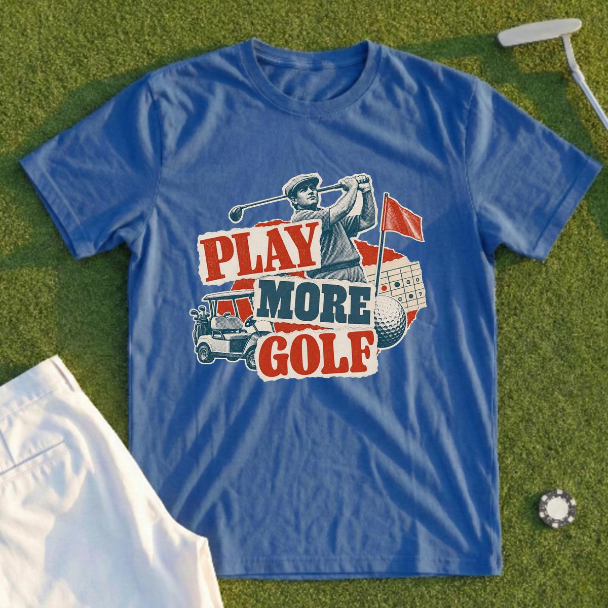 Play More Golf Tee