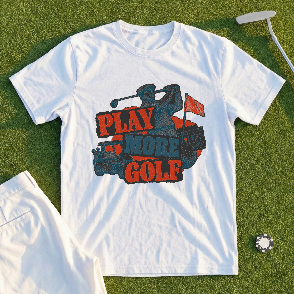 Play More Golf Tee