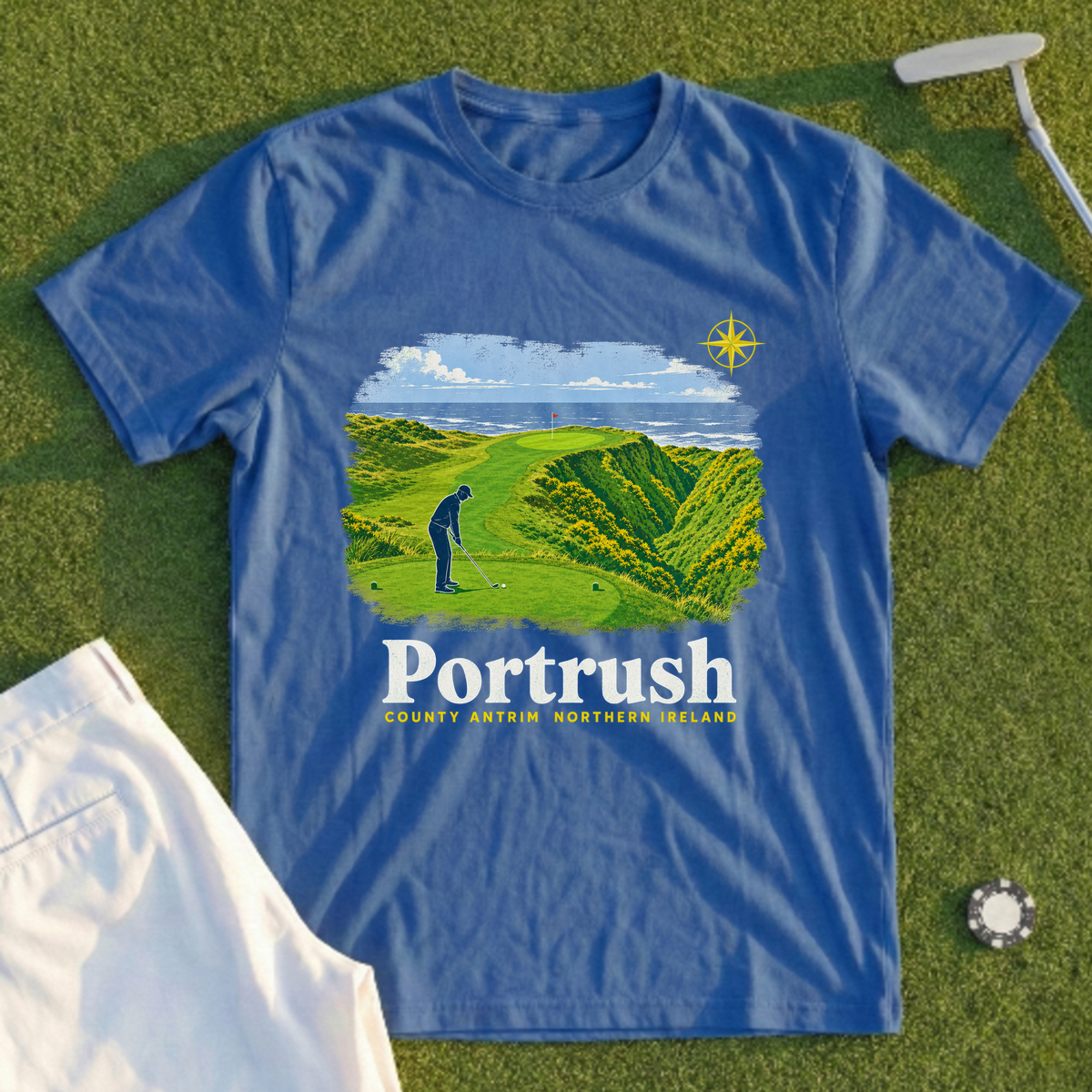 Portrush, Calamity Corner Travel Poster Tee