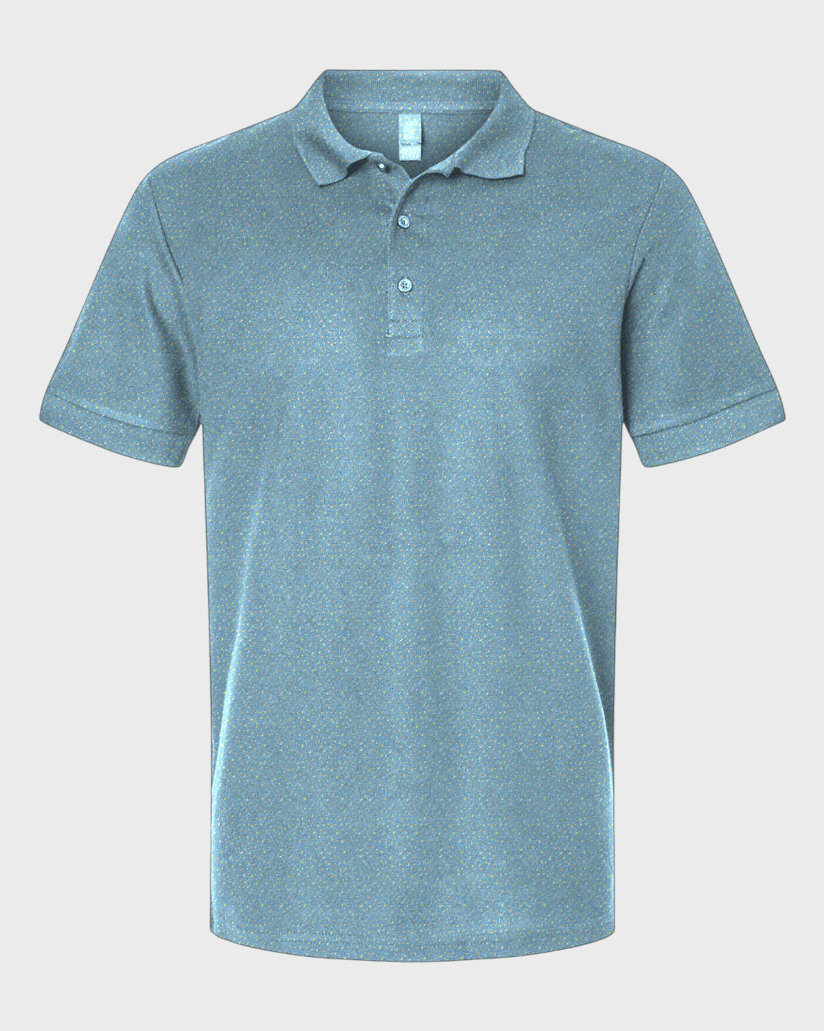 Divot Splatter Performance Print Polo, all-over print, flat lay