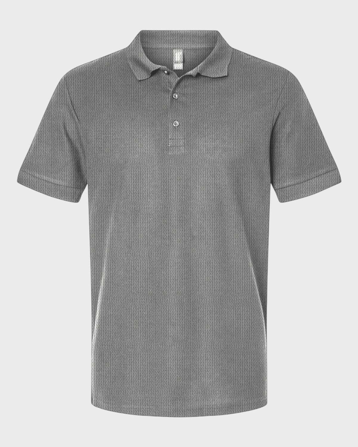 Club Thrower Repeat Performance Print Polo, all-over print, flat lay