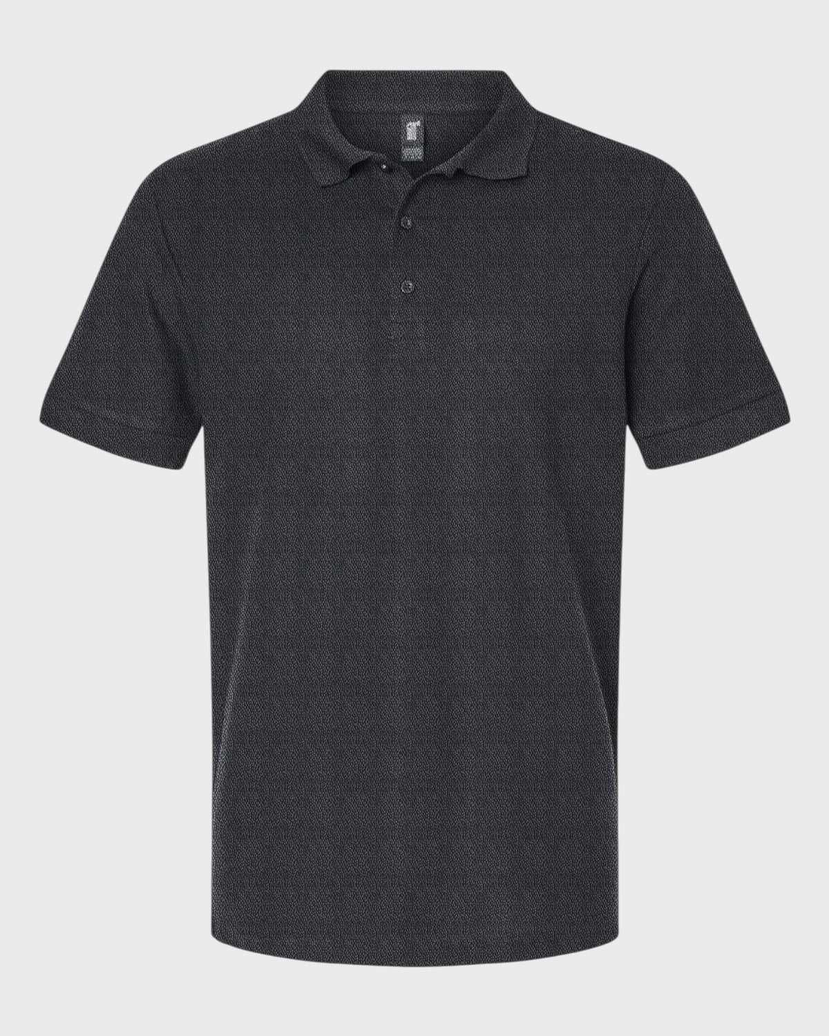 Skeleton Caddie Performance Print Polo, all-over print, flat lay