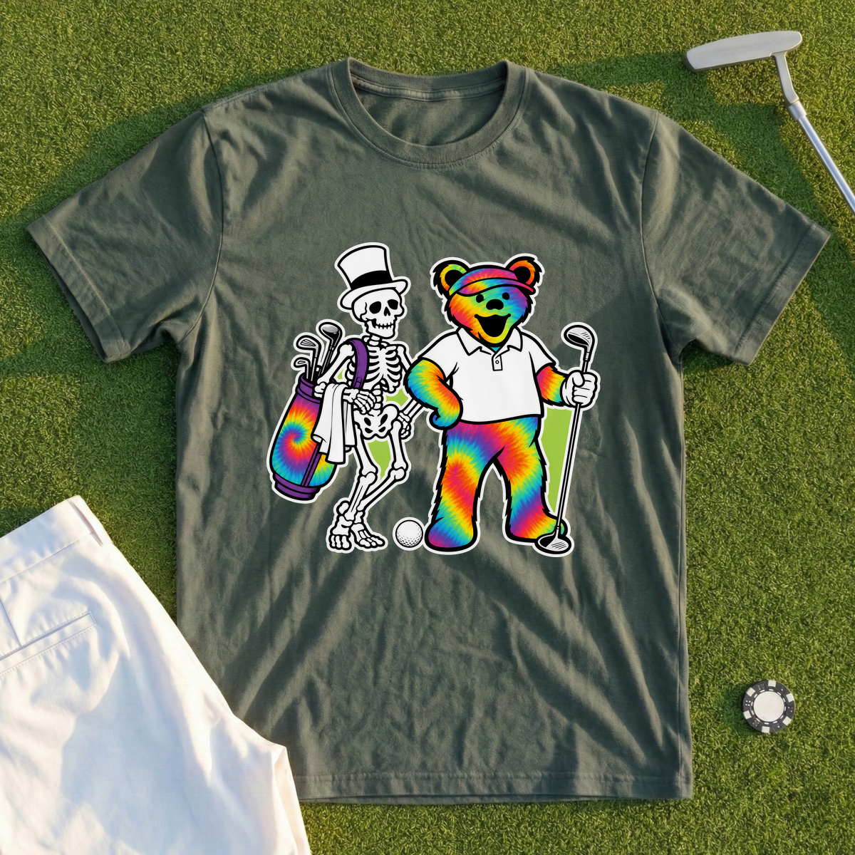Pro And Caddy Tee
