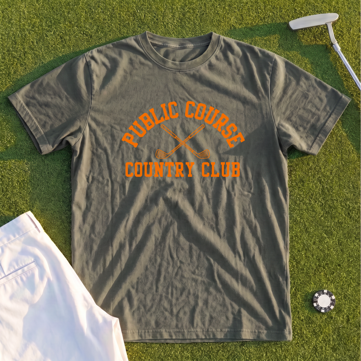 Public Course Country Club Premium Tee